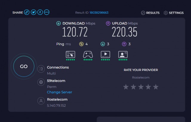 Роскомнадзор заблокировал в РФ сервис по замеру скорости интернета Speedtest
