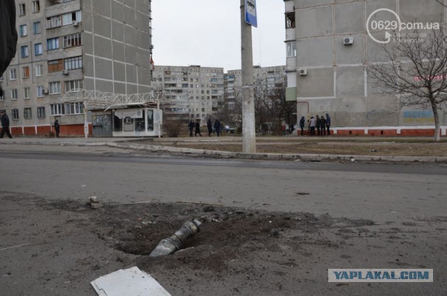 Обстрел в Мариуполе. 24.01.2015