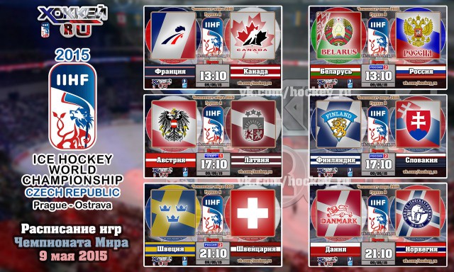 Чемпионат Мира по хоккею 2015 часть 2