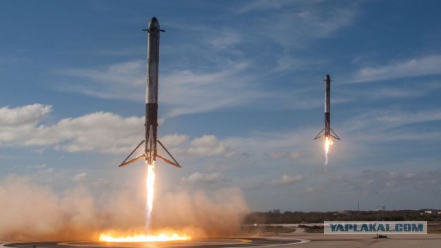 Первая посадка Dragon v2 от Spacex