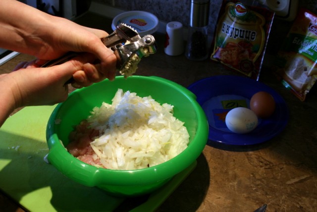 Куриные котлетки рубленные