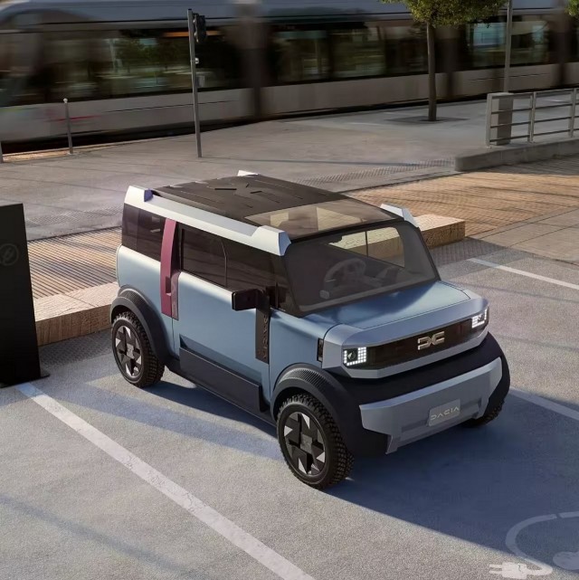 Dacia показала мини-кроссовер Hipster с «квадратным» дизайном