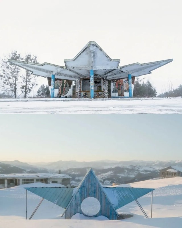 Остановки автобусные СССР. Искусство былое.