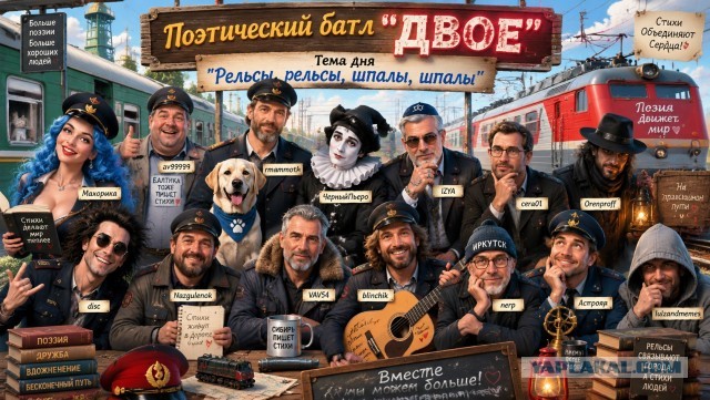 Двое, поэтический батл