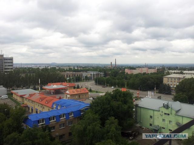 Луганск. Последствия обстрела