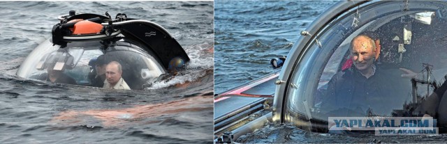 Путин погрузился в батискафе на дно Черного моря