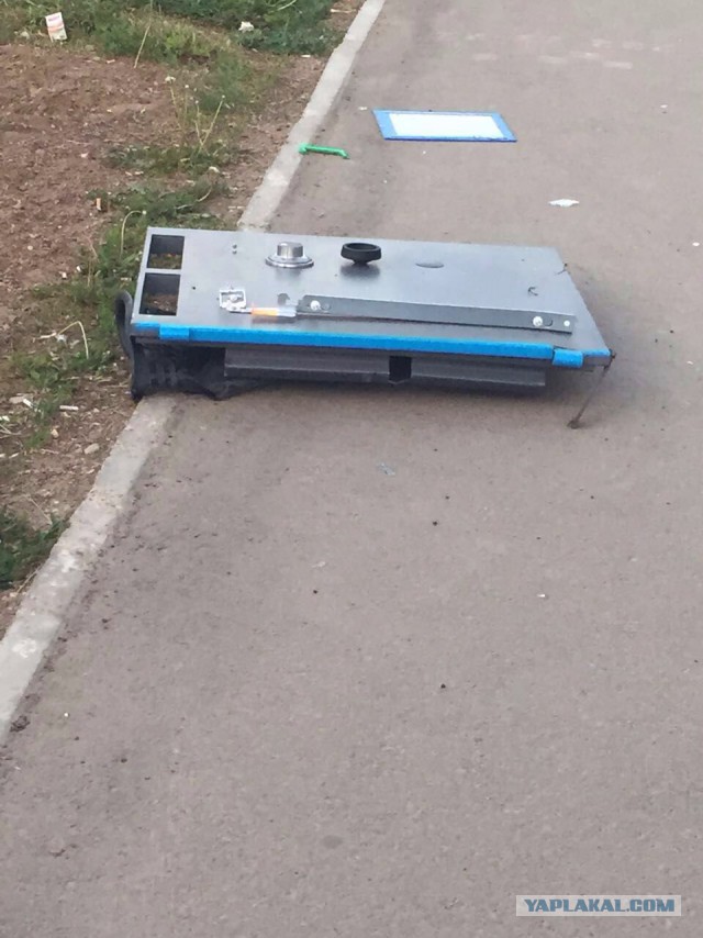 В Уфе грабители взорвали банкомат