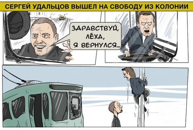 Сергей Удальцов вышел на свободу