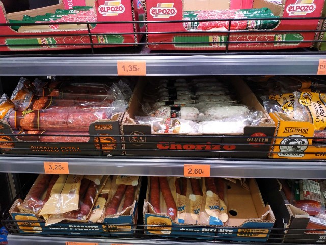 Про цены в супермаркете в Испании