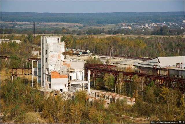 Покинутый горно-химический комбинат