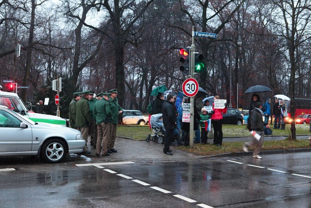 Фото с митинга в Мюнхене