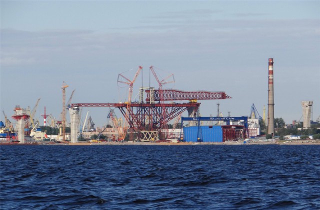 Строительство ЗСД в Петербурге.