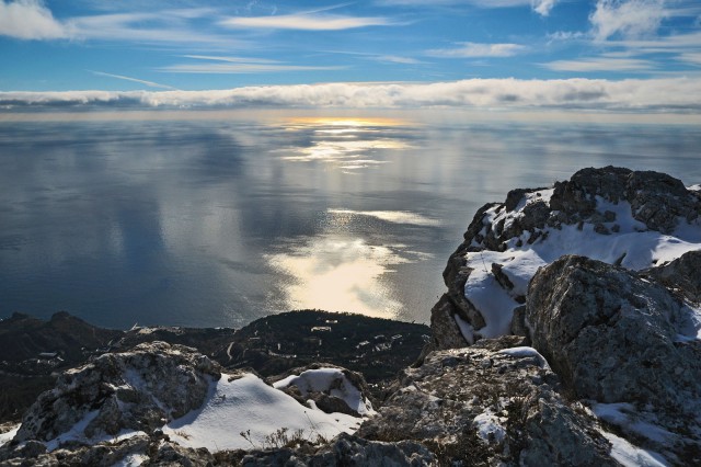 А в Крыму на высоте 1500 метров выпал снег