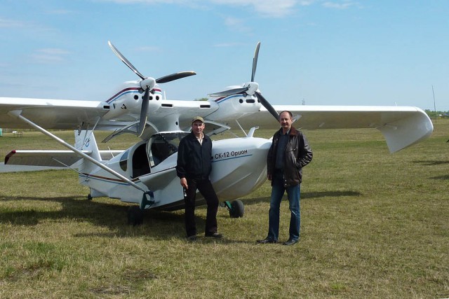 Новый российский самолет СК-12 "Орион"