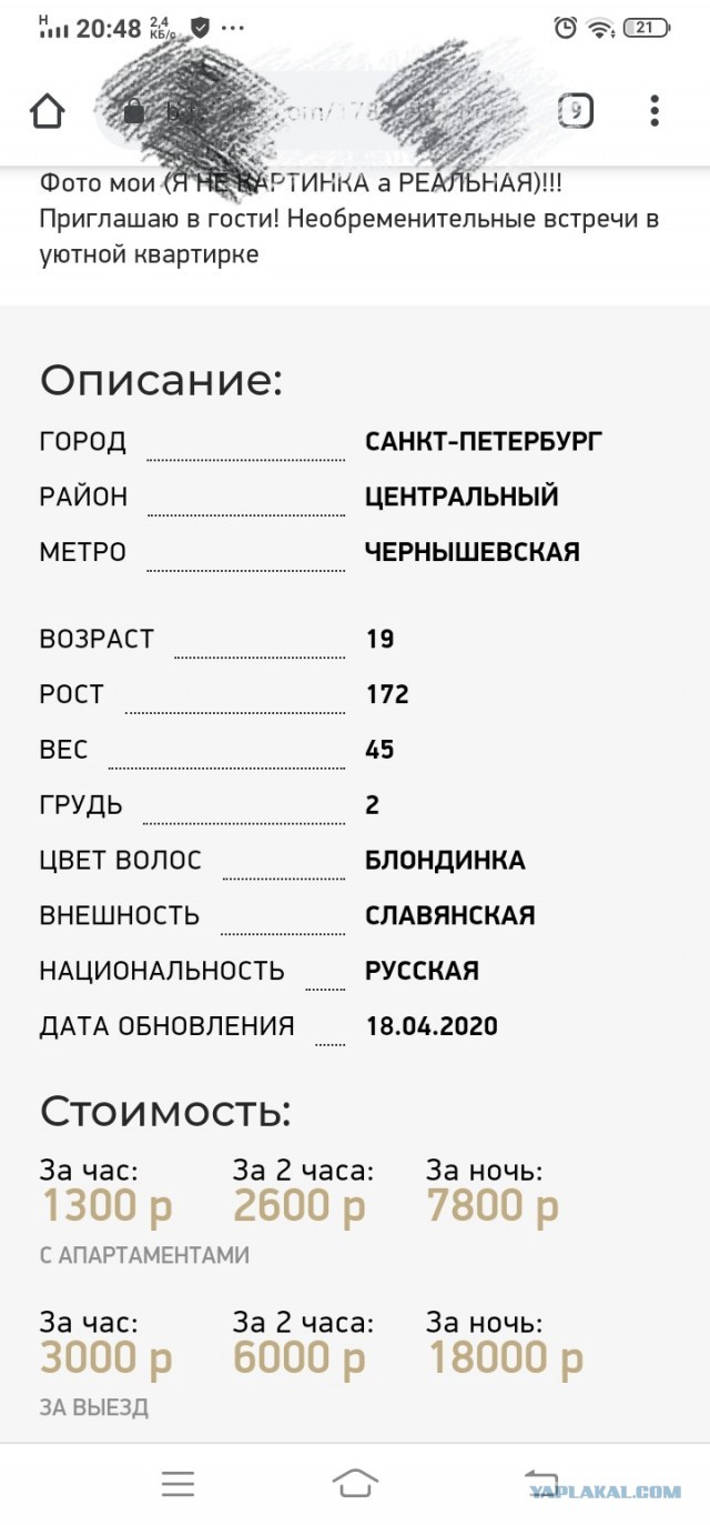 Глубокий анализ питерских шлюх