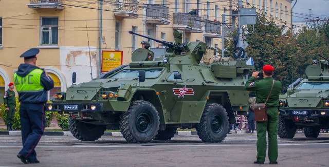 В Сирии замечена самая тяжеловооруженная модификация бронемашины КамАЗ-43269 «Выстрел»
