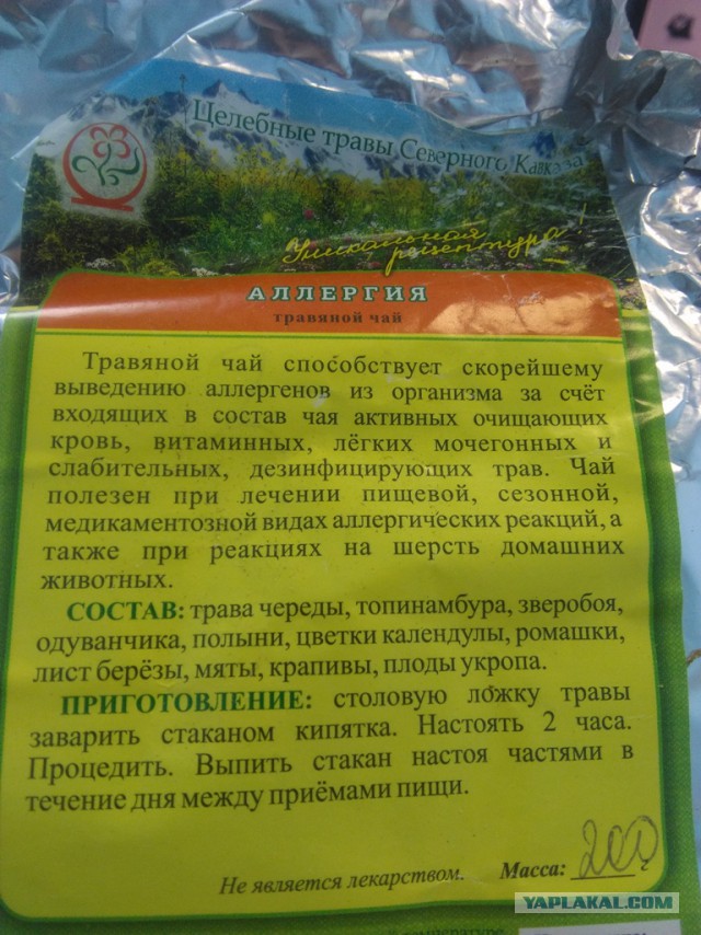 Аллергия на амброзию.