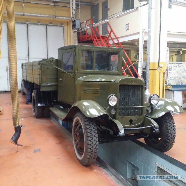 ГАЗ АА "Блокадная полуторка". Подъем автомобиля из воды