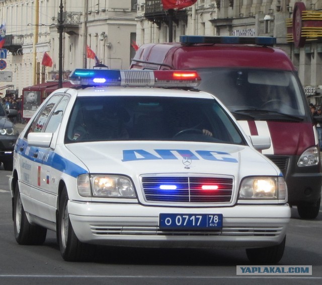Роскошные автомобили российской полиции