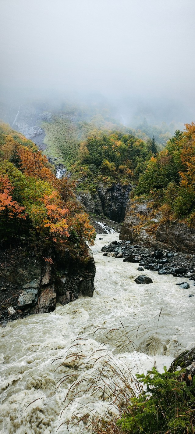 Золотая осень в Домбае