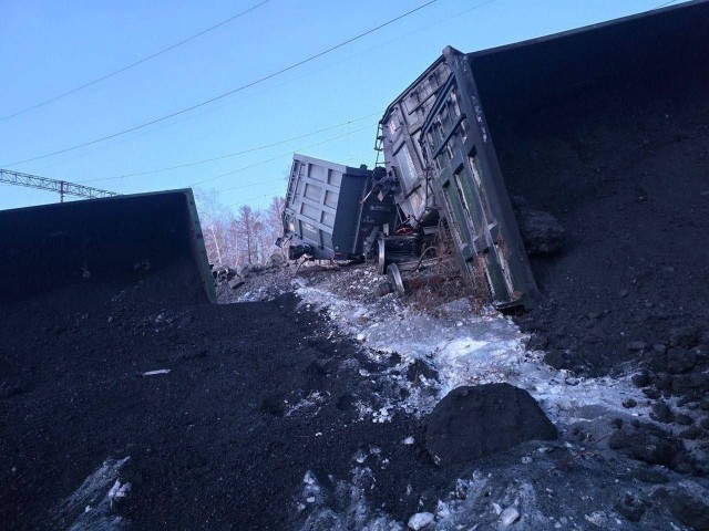 Сход вагонов в Амурской области