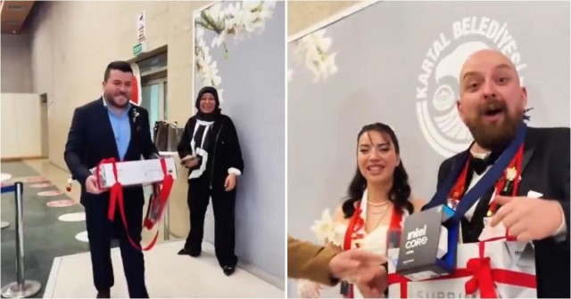 Жених в Турции получил на свадьбу необычный подарок от друзей - это видеокарта GeForce RTX 5090