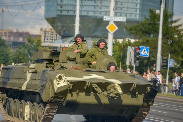 Репетиция парада в Минске