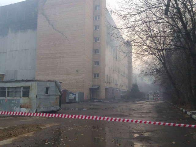 Тушино горит