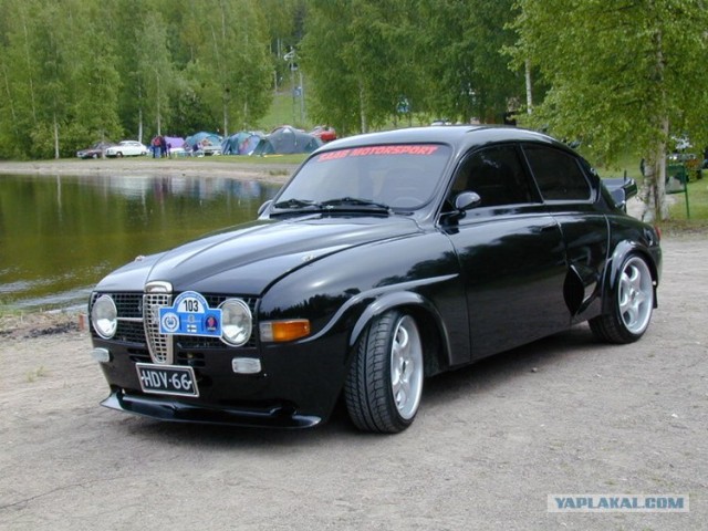 "Горячий" Saab-96(десяток фот)