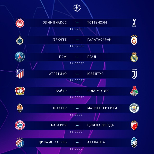Champions League/League europe 2019/2020