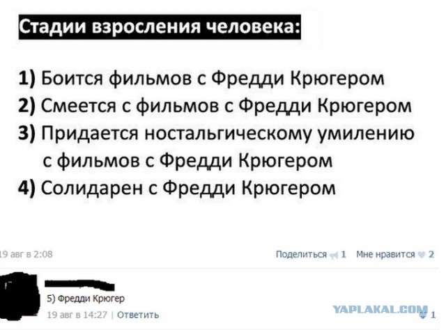Со съемок фильма "Кошмар на улице Вязов"