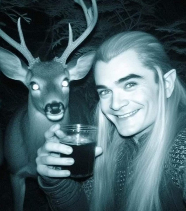 Мордор лунной ночью