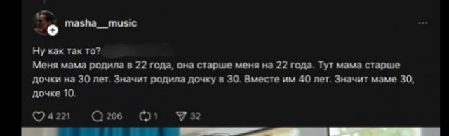 Сколько лет маме дочки