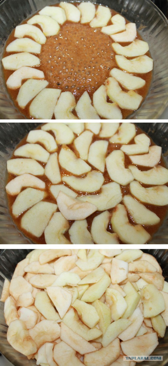 Пирог перевертыш с курицей и картошкой
