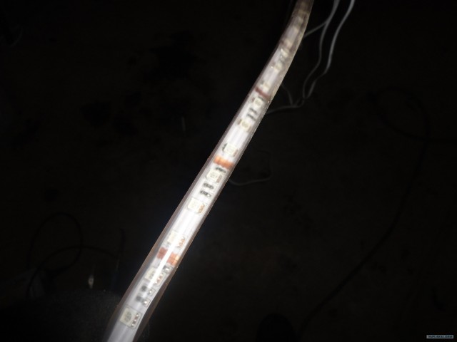 Подсветка днища ВАЗ 2109 светодиодной лентой RGB