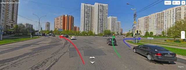 Снова  ПДД вопрос. Кто проедет  первым ?