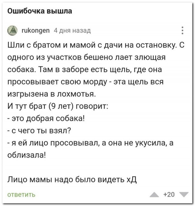 Забавные комментарии из социальных сетей 01.11.21