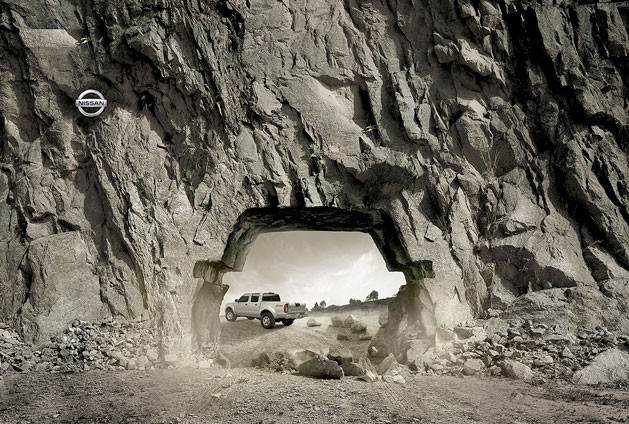 Креативная реклама Nissan