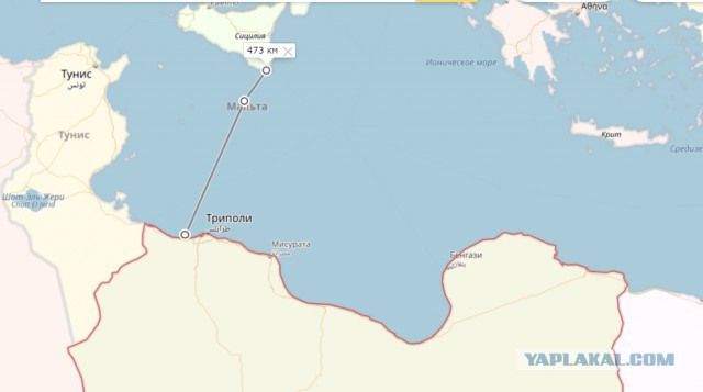 В Средиземном море на виду у спасателей утонули более 30 мигрантов
