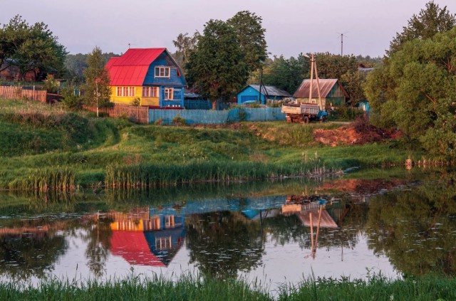 Весной в деревне