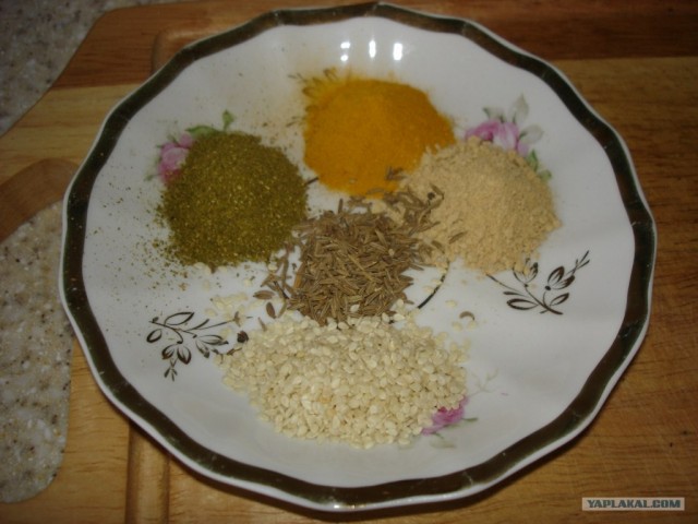 Кабанятина + запеканка по арабским мотивам...
