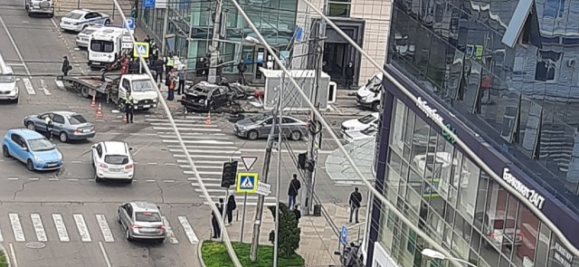 ДТП с Газелью и BMW в Краснодаре