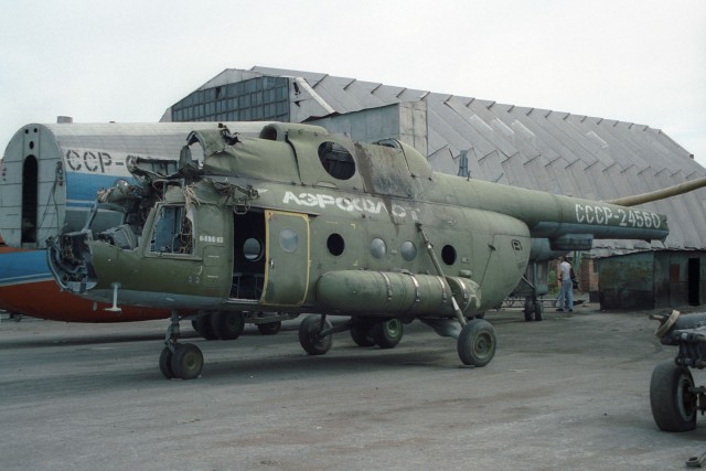 Запуск заброшенного вертолёта Ми-6