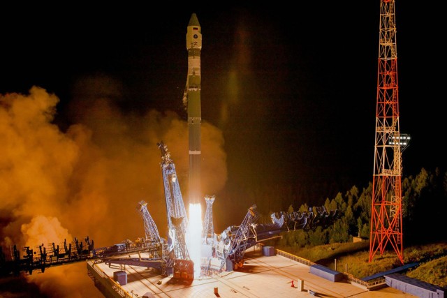 ВКС России провели пуск ракеты-носителя «Союз-2.1в» с космодрома Плесецк. 05.02.25