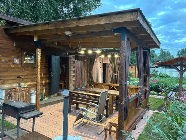 Завершение запила беседки