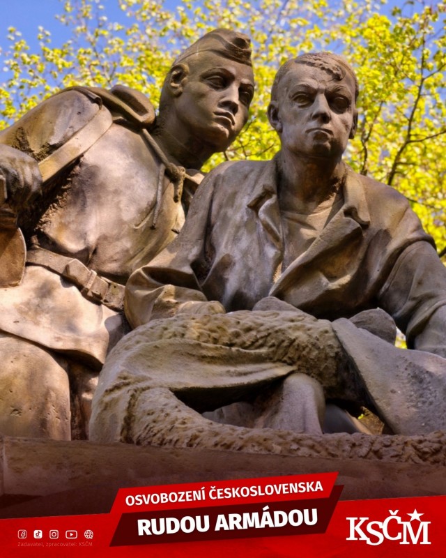Чешские коммунисты провели мероприятия в честь Дня Освобождения (фото KSM - Komunistick strana ech a Moravy)