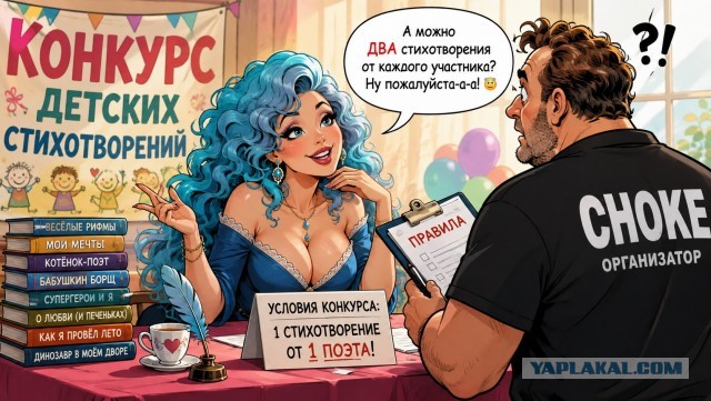 Конкурс стихотворений № 6 «Наша Таня громко плачет»