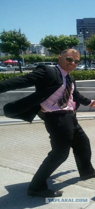 Мужик сурово нарушает закон