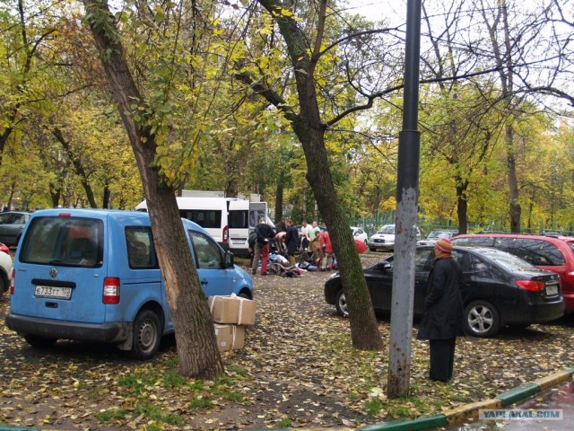 Дикий махач на Таганке