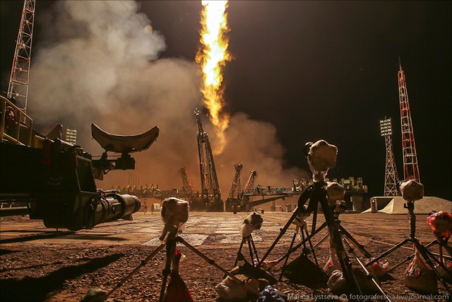 РН "Союз-ФГ" с ТПК "Союз ТМА-20М" Онлайн  трансляция